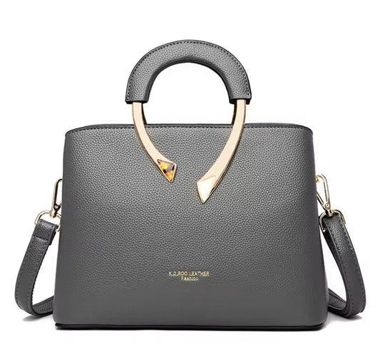 Leather Casual Tote Luxury Shoulder Handbag