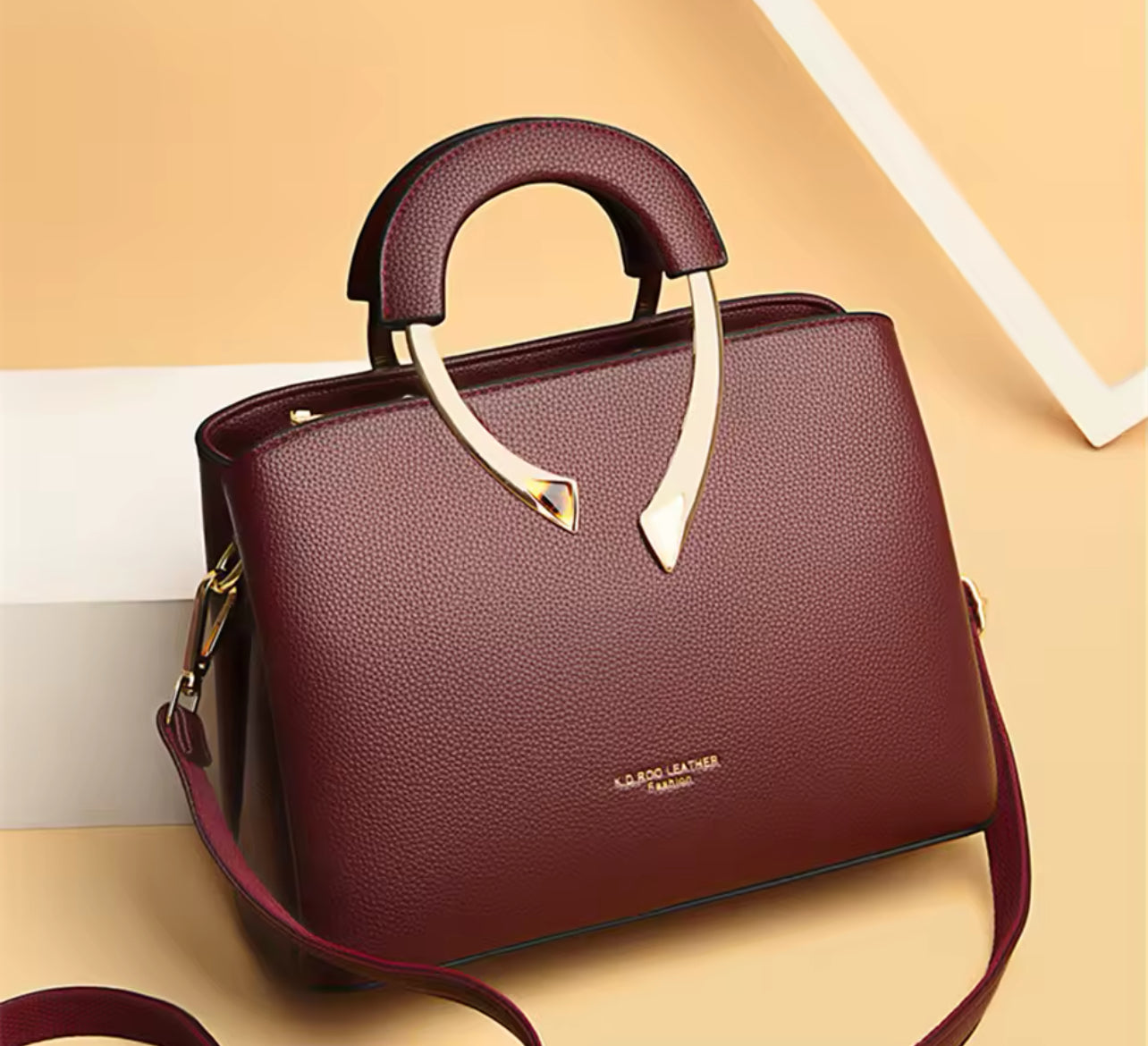 Leather Casual Tote Luxury Shoulder Handbag